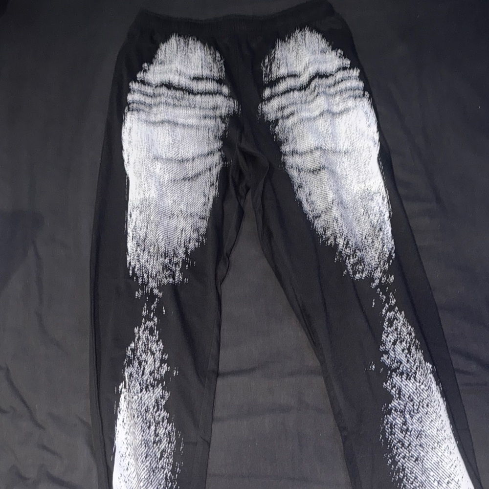 Printed Jean relaxed lounge pants